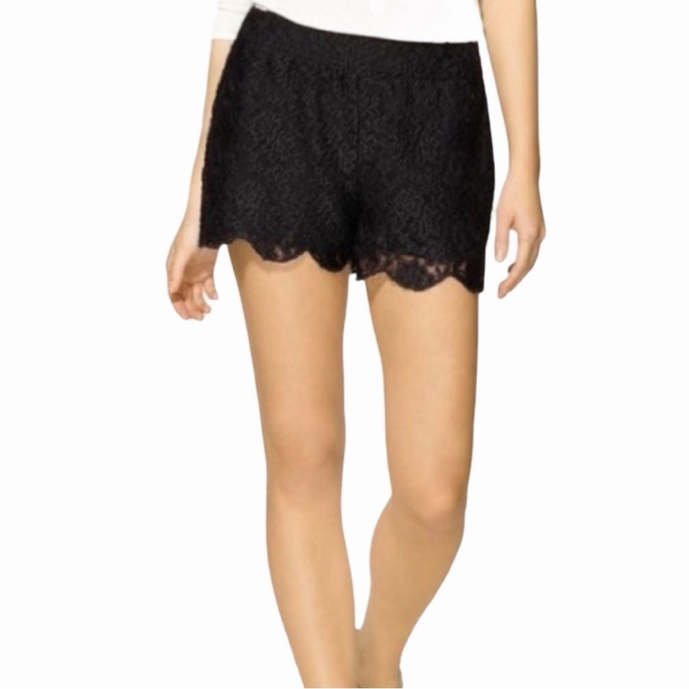 Free People Intimately Lace Shorts - Black - XS - Whimsigoth